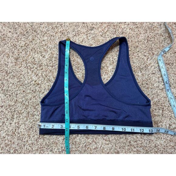 LULULEMON Racerback SPORTS BRA, size women's 8, Royal Blue - Picture 6 of 6